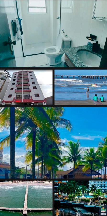 MongaguáAp Beira-Mar Com Wi-Fi E Garagemアパートメント エクステリア 写真